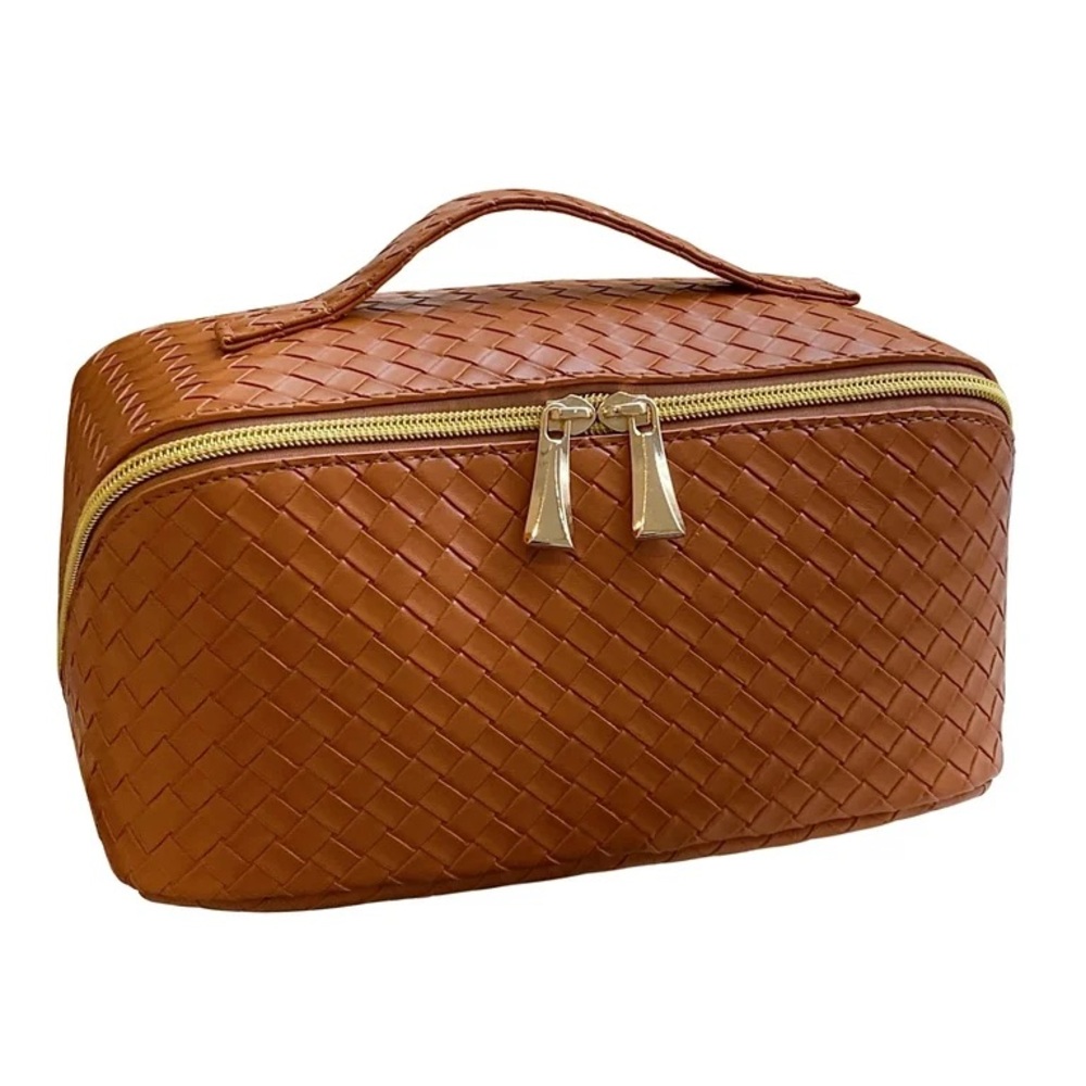 Vegan Leather Waterproof Cosmetic Bag NEW